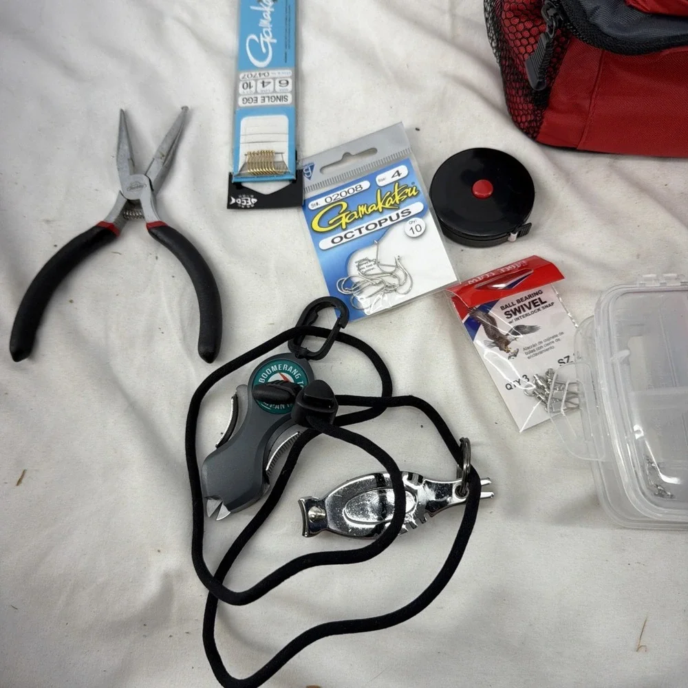 Berkeley Bag And Plano Case And Fishing Supplies Lot